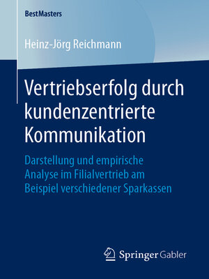 cover image of Vertriebserfolg durch kundenzentrierte Kommunikation